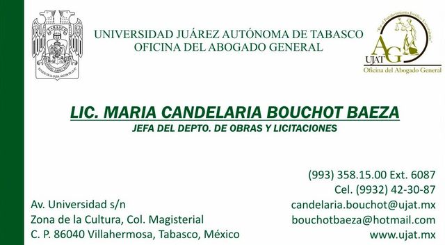 Tarjetas Presentacion UJAT