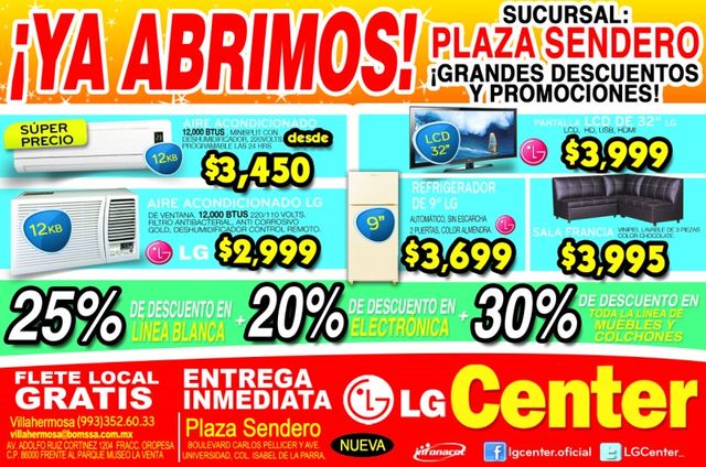 Diseños de Volantes media carta LG SENDERO VILLA